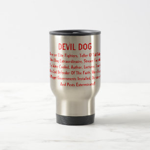 DEVIL DOG ( Mok van roestvrij staal )