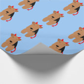 Devil Dog Wrapping Paper Cadeaupapier (Hoek)