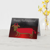 Devil Doggie Kaart (Gele Bloem)