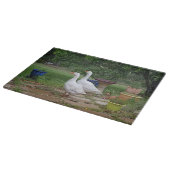 Devil Ducks Glass Chopping Board Snijplank (Hoek)