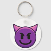 Devil Emoji Button Sleutelhanger (Voorkant)