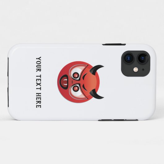 Devil Emoji Case-Mate iPhone Case (Achterkant (horizontaal))