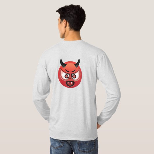 Devil Emoji T-shirt (Achterkant volledig)