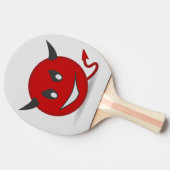 DEVIL EMOTICON PING PONG PADDLES TAFELTENNISBATJE (Zijkant)