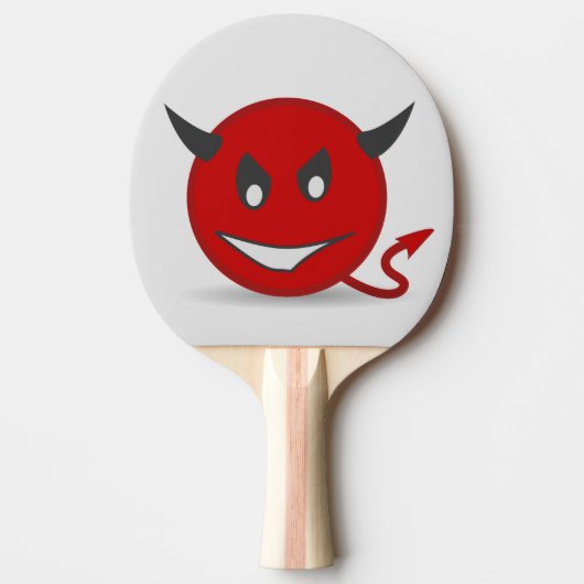 DEVIL EMOTICON PING PONG PADDLES TAFELTENNISBATJE (Voorkant)