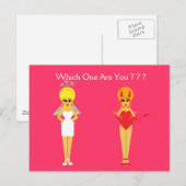 Devil en Angel Briefkaart (Voorkant / Achterkant)
