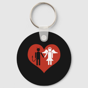 Devil en Angel in Love - Sleutelhanger