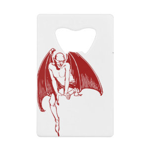 Devil Evil Demon Monster Wings Gothic Creditkaart Flessenopener