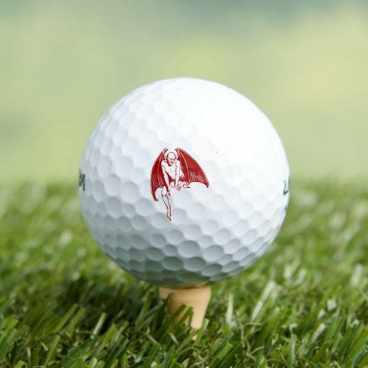 Devil Evil Demon Monster Wings Gothic Golfballen (Insitu Shirt)