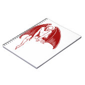 Devil Evil Demon Monster Wings Gothic Notitieboek (Linkerzijde)