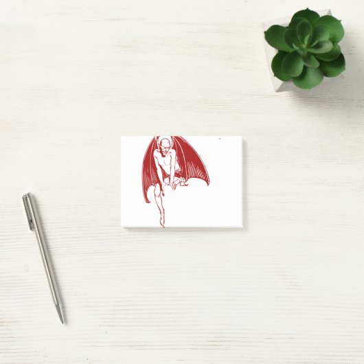 Devil Evil Demon Monster Wings Gothic Post-it® Notes (Kantoor)