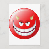 Devil Face 2 Briefkaart (Voorkant)