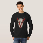 Devil Face Halloween T-shirt (Voorkant volledig)