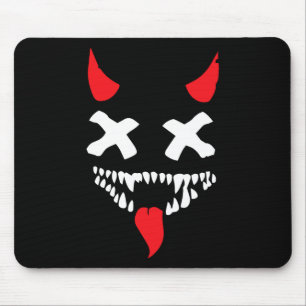 Devil Face Lazy Halloween Costume Scary Creepy Spo Muismat
