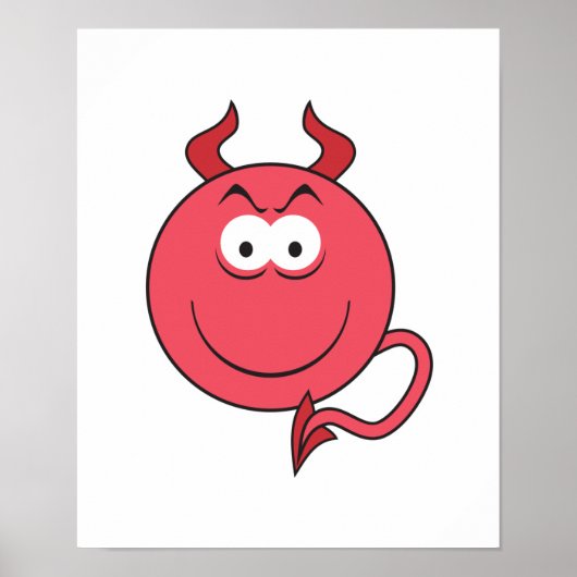 Devil Face Poster (Voorkant)