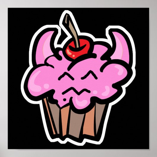 Devil Food Cupcake Poster (Voorkant)