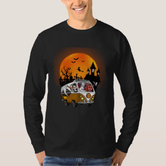 Devil Ghost Skeleton Dracula Grim Reaper Halloween T-shirt