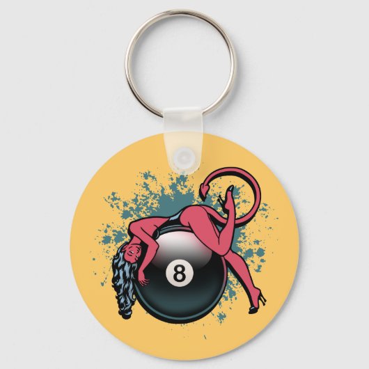 Devil Girl 8-band Sleutelhanger (Voorkant)