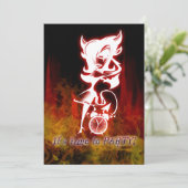 Devil Girl Gothic Fantasy Sweet 16 verjaardag Kaart (Staand voorkant)