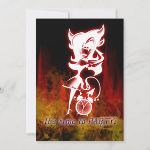 Devil Girl Gothic Fantasy Sweet 16 verjaardag Kaart