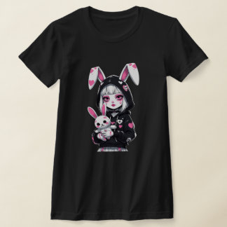 Devil Girl Halloween T-Shirt – Spooky Schattige