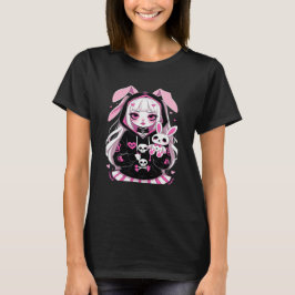 Devil Girl Halloween T-Shirt – Spooky Schattige Ko