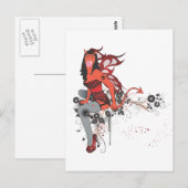 Devil Girl II Briefkaart (Voorkant / Achterkant)