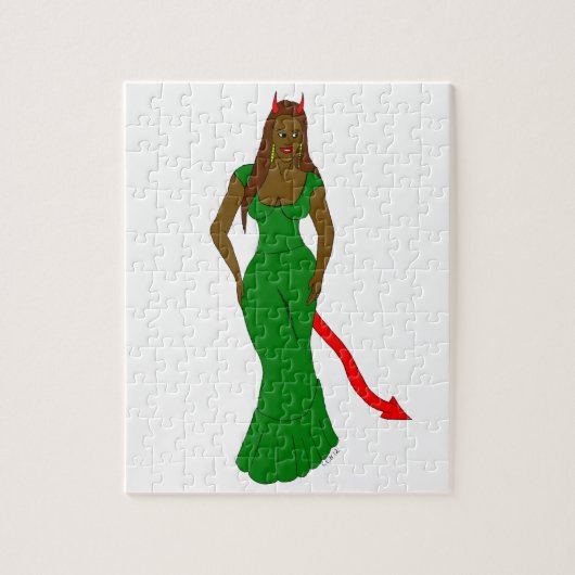 devil girl    legpuzzel (Verticaal)