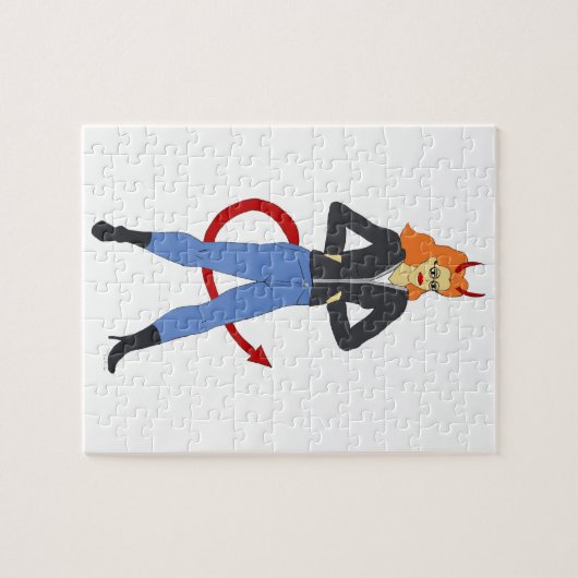 devil girl   legpuzzel (Horizontaal)