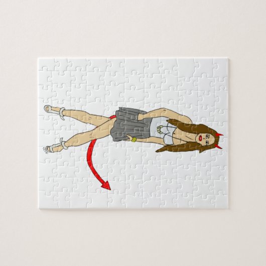 devil girl legpuzzel (Horizontaal)