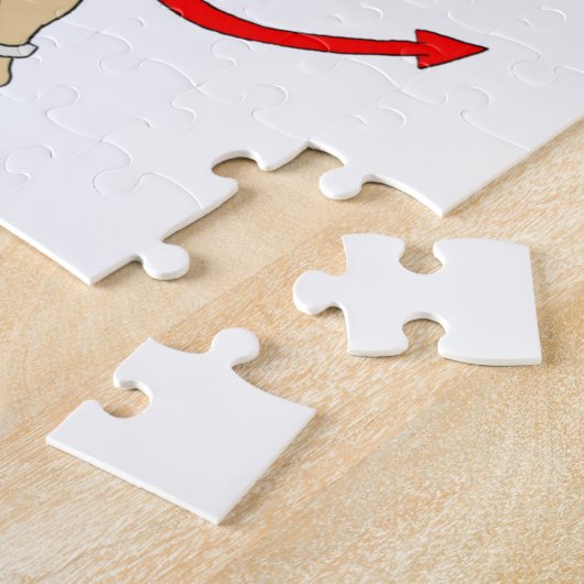 devil girl legpuzzel (Zijkant)