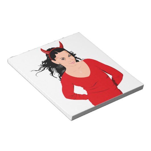 DEVIL GIRL NOTITIEBLOK (Schuin)