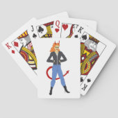 devil girl   pokerkaarten (Achterkant)