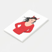 DEVIL GIRL POST-IT® NOTES (Schuin)
