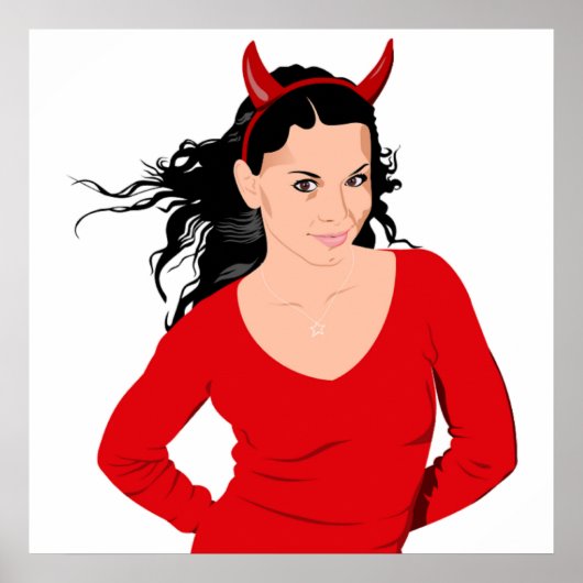 DEVIL GIRL POSTER (Voorkant)