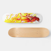 Devil Girl Rising Persoonlijk Skateboard (Horizontaal)