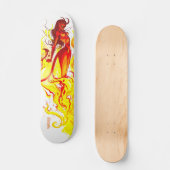 Devil Girl Rising Persoonlijk Skateboard (Voorkant)