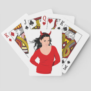 DEVIL GIRL SPEELKAARTEN