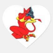 Devil-Girl sticker (Voorkant)