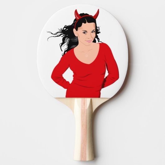 DEVIL GIRL TAFELTENNISBATJE (Voorkant)