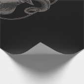 Devil Goat Pentagram Baphomet Satan Occult Satanic Cadeaupapier (Hoek)