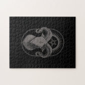 Devil Goat Pentagram Baphomet Satan Occult Satanic Legpuzzel (Horizontaal)