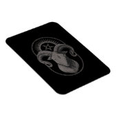Devil Goat Pentagram Baphomet Satan Occult Satanic Magneet (Rechterzijde)