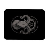 Devil Goat Pentagram Baphomet Satan Occult Satanic Magneet (Horizontaal)