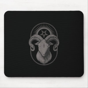 Devil Goat Pentagram Baphomet Satan Occult Satanic Muismat