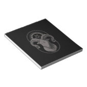Devil Goat Pentagram Baphomet Satan Occult Satanic Notitieblok (Schuin)