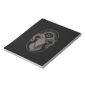 Devil Goat Pentagram Baphomet Satan Occult Satanic Notitieblok (Linkerzijde)