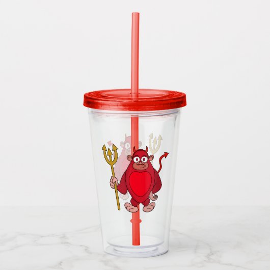 Devil Gorilla Acryl Drinkbeker (Voorkant)