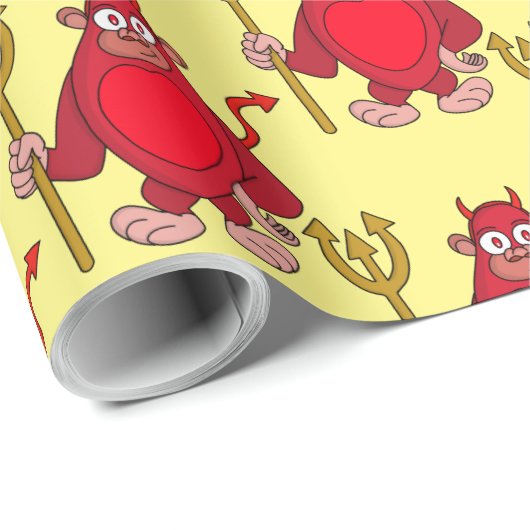 Devil Gorilla Cadeaupapier (Rol Hoek)