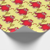 Devil Gorilla Cadeaupapier (Hoek)